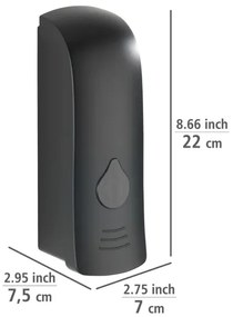 WENKO 24589100-Dozator de săpun RANERA 740 ml negru
