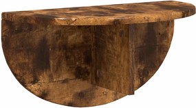 vidaXL Raft de perete Stejar fumuriu 48 x 24 x 24 cm Lemn compozit