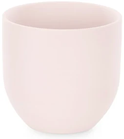 Suport de lumanare din ceramica Culoare roz pudrat, SHIRE