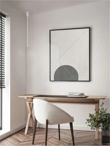 Plafoniera/Spot LED reglabil stil minimalist ORNOS alb H-70cm