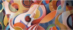 Tablou - Abstract muzical (120x50 cm)