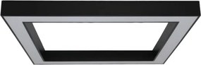 Plafonieră LED/130W/230V 3000/4000/6500K 100x100 cm neagră