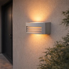 Aplică modernă gri IP44 - Hurricane 1