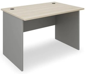 Masa SimpleOffice 120 x 80 cm, stejar deschis / gri