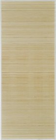vidaXL Covor dreptunghiular din bambus natural 80 x 300 cm