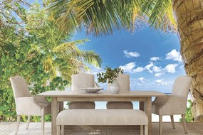 Fototapet relaxare într-o stațiune tropicală