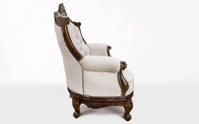 Canapea lemn masiv Piero Piele Naturala 2/3 locuri - 160x80x120cm