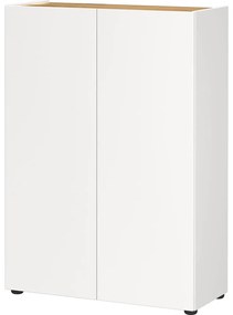 Pantofar alb cu aspect de lemn de stejar 74x105x33 cm Alviano – Germania