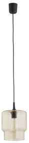 Pendul sticla design decorativ NEWA galben pal
