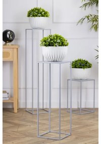 Suport de flori 70x24 cm gri