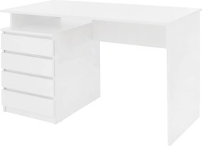 Masă PC, albă, HANY NEW