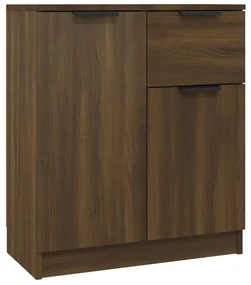 816999 vidaXL Servantă, stejar maro, 60x30x70 cm, lemn prelucrat