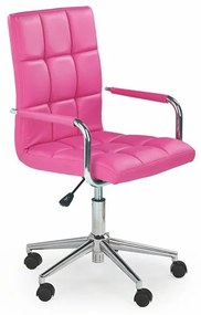 Scaun de birou Gonzo2 roz - H 98-110 cm