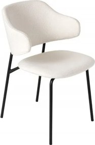 Set 2 scaune stil modern Tracy Alpine, boucle alb