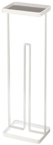 Suport pentru hârtie igienică cu capac YAMAZAKI Tower, alb