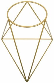Suport de ghiveci TRIANGL 40x45 cm auriu