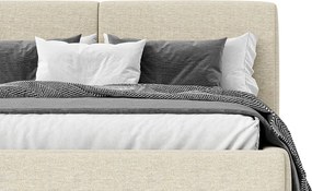 Pat tapițat Loft cu saltea, 140/160/180 cm - 180x200