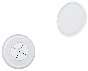 Plafoniera LED Glitter KL151085, dimabila, 36W, 3500lm, lumina calda+neutra+rece, IP20, alba, Klausen