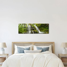 Tablou - Cascada, Wind River Valley (cu ceas) (90x30 cm)