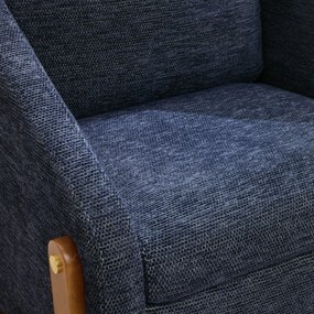 Scaun modern de accent pentru living, Albastru | Aosom Romania