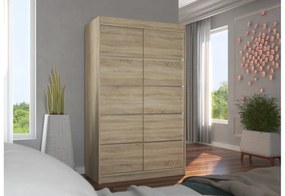 Supermobel Dulap glisant BENISSO, 120x200x58, negru