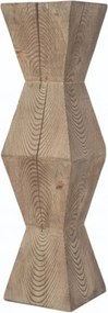 Statuie natur din lemn de pin Coloana Infinitului