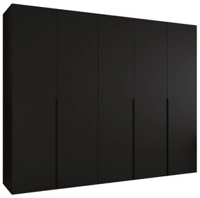 Dulap de haine 250 cm Alice 1 (Negru + Negru). 1126129