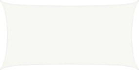 vidaXL Pânză parasolar, alb, 2,5 x 4,5 m, HDPE, 160 g/m²