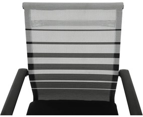 Scaun de şedinţă, gri/negru, ESIN