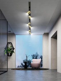 BRILAGI - Spot pe șină HUSKY 6xGU10/10W/230V negru/auriu