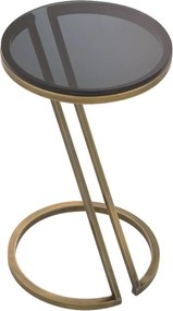 Masuta auxiliara design LUX Falcone Vintage brass
