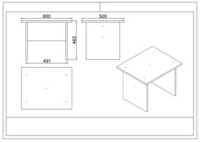 Set mobilier de birou VO17-BA