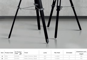 Lampadar / Lampa de podea moderna stil retro Studio EU3013 SRT