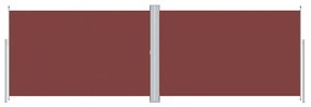 Copertina laterala retractabila, maro, 220x600 cm Maro, 220 x 600 cm