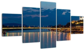 Tablou cu Bratislava și palat (125x70 cm), în 40 de alte dimensiuni noi