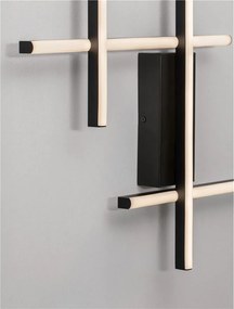 Aplica de perete LED design modern APECHO negru
