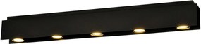 Emibig Kenno lampă de tavan 5x15 W negru 1141/5