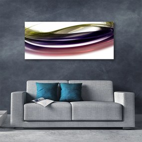Tablou pe panza canvas Abstract Art Violet Roz Alb