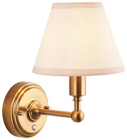 Lampă LED reîncărcabilă dimabilă de perete Endon 114830 BURLEY LED/1,5W/5V alamă/crem