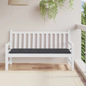 vidaXL Pernă de bancă de grădină, negru, 150x50x4 cm, textil oxford