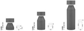 Stalp exterior din ciment IP65 LED Lua H-22cm