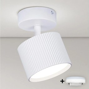 Brilagi - Spot LED RGB reglabil STRIPY 1xGX53/14W/230V Wi-Fi Tuya alb
