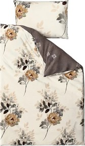 Lenjerie de pat reversibila DUO SENSE CARMELIA cu modele + husa pentru perna 40x50 cm GRATUIT Dimensiune lenjerie de pat: 70 x 90 cm | 140 x 200 cm