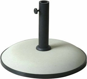 Marbueno Bază Umbrelă Rotundă Beton 50x37 cm 25KG Alb Grădină, Piscină, Terasă 10453