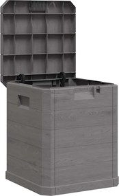 vidaXL Ladă de depozitare pentru grădină, maro, 90 L