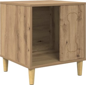 vidaXL Casă pentru câini Stejar artizanal 44 x 42 x 49 cm