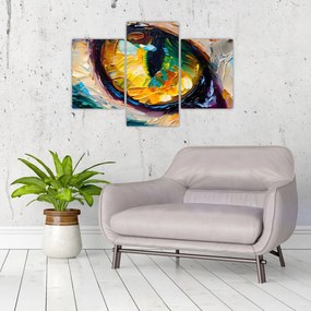 Tablou - Ochi de pisică Pictură (90x60 cm)