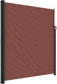 vidaXL Copertina laterală retractabilă, maro, 220x500 cm