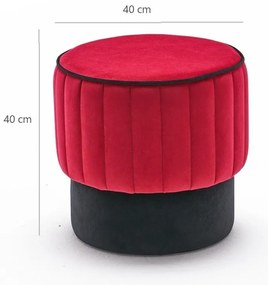 Taburete Roserina (roșu + negru). 1107255