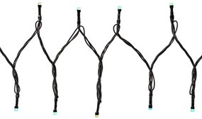 Nedis WIFILX01C42-LED LED RGB șir exterior 42 LED, 8 funcții, 8m, IP65, Wi-Fi Tu